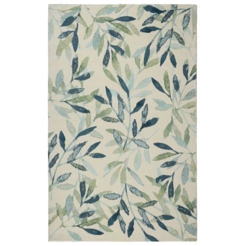 Latitude Run® Glenmore Performance Green/Beige Rug & Reviews Wayfair